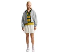 Nike Studio Fleece Cropped Full Zip Hoodie - Grey - Womens S