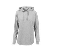Build Your Brand Oversized Hoodie Grey M Woman
