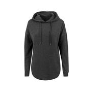 Build Your Brand Oversized Hoodie Women's Charcoal Heather XL