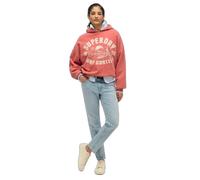Women's oversized hoodie Superdry Lo-Fi Rouge L