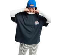 Women's oversized long sleeve T-shirt Roxy Noir M