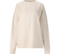 Women's oversized round neck sweatshirt Athlecia Gidon Beige 36