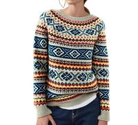 Womens Oversized Sweater Wool Women Pullover Sweaters Knit Women's Fox Crewneck Cream Cropped Crew Neck for Olive Green Skirt Sets Aesthetic Clothes Cowl Dark Academia Clothing Fall