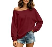 Women's Oversized Sweatshirt Off Shoulder Jumper Long Sleeve Casual Top | Loose Fashion Casual Soft Comfortable,Spring,Autumn,Travel,Weekends,Shopping,Everyday Outfits