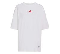 Women's oversized T-shirt adidas Mini Embroidery Blanc M