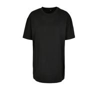 Build Your Brand Women's By149-ladies Oversized Boyfriend Tee T-Shirt, Black, M