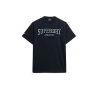 Superdry Athletic Essential Oversized Short Sleeve T-shirt Blue S Woman