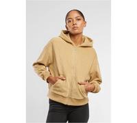 Women's oversized zip-up hoodie Urban Classics Beige S