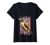 Women's Oxpecker American Oxpecker US Oxpecker V-Neck T-Shirt