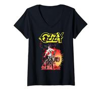 Womens Ozzy Osbourne - Ultimate Sunburst V-Neck T-Shirt