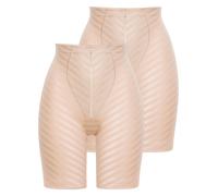 Women's Pack of 2 Long Leg Shaping Shorts Weftloc by Felina 8276 28-46 4 colours