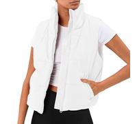 Women's Packable Puffer Gilet Windproof Vest Lady's With Hood Sleeveless Padded Outwear Vests Supersoft Eco-Friendly Filling Jacket Coat Zip Pockets For Cycling Running Spring Fall Winter