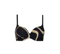 Women's padded bikini top Lisca Valencia Noir 40B