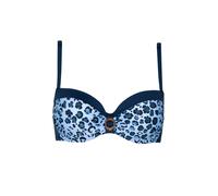 Women's padded bikini top Lisca Veracruz B à E Bleu 40B