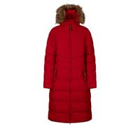 Trespass Womens Audrey Padded Faux Fur Hooded Jacket - Red - XL