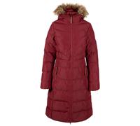 Trespass Women's Casual Jacket Audrey - Long Length Padded Winter Jacket, Fur Trimmed Hooded Puffer Coat, Ladies Parka Jacket with Pockets, Quilted Jacket Casual Outerwear