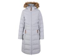 Trespass Women's Casual Jacket Audrey - Long Length Padded Winter Jacket, Fur Trimmed Hooded Puffer Coat, Ladies Parka Jacket with Pockets, Quilted Jacket Casual Outerwear