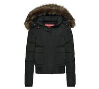 Women's padded hooded jacket Superdry Everest Black XL