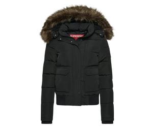 Women's padded hooded jacket Superdry Everest Noir XS
