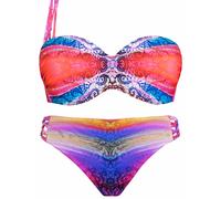 Women's padded two-piece swimsuit Luna Rainbow Multicolore 85C