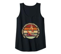 Womens Paddleboarding and My Dog Tank Top
