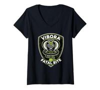 Women's Padel Player Hobby Sports Vibora V-Neck T-Shirt