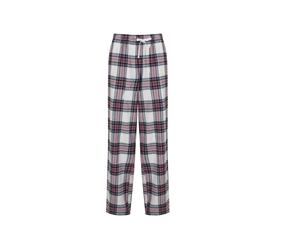 Women's pajama Trousers SF Clothing Tartan Lounge Blanc XS