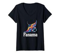 Women's Panama Souvenir/Panama V-Neck T-Shirt
