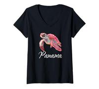 Women's Panama Souvenir/Panama V-Neck T-Shirt