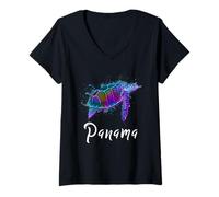 Women's Panama Souvenir/Panama V-Neck T-Shirt