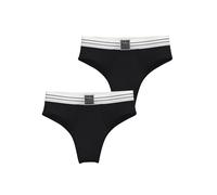 Women's panties Björn Borg Original Highwaist Brief (x2) Black M