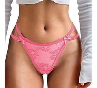 Women's Panties Sexy Lace Low Waist Simple Colours Briefs Microfibre String Thong No Show Invisible Briefs Hipster Comfortable Underwear Seamless Light Super Soft Bikini Briefs Comfort, pink, M