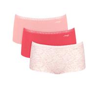 Sloggi Sloggi Go Crush Short C3p Women's Briefs (Pack of 3), Red - Combination Luz, S