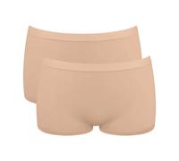 Sloggi Women's Go Sense Short 2p Briefs, Peanut Butter, XXL (Pack of 2)