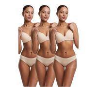 Women's panties Urban Classics Brazilian (x3) Beige S