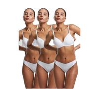 Women's panties Urban Classics Lasercut Tanga (x3) Blanc S