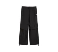 Puma Select Wardrobe Essential Parachute Relaxed Fit Sweat Pants Black L Woman