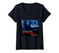 Womens Paranormal Activity never watch it alone V-Neck T-Shirt