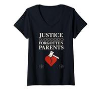 Womens Parental Alienation Awareness Family Rights Advocacy Support V-Neck T-Shirt