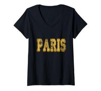 Women's Paris Love V-Neck T-Shirt