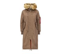 Women's parka Alpha Industries Long Fishtail Beige XS