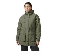 Helly Hansen Womens Escape Insulated Parka, Green, Size L, Women Green