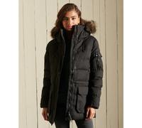 Women's parka Superdry Expedition en microfibre Black 38