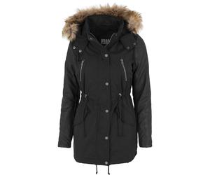 Women's parka Urban Classic leather Noir L
