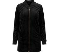 Women's parka Urban Classic long velvet Noir XS