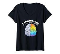Womens Parkinson's It's All in My Head Funny V-Neck T-Shirt
