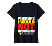 Women's Parkinson's Sarcasm V-Neck T-Shirt