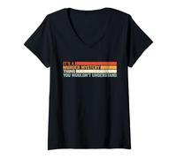 Womens Party Game Crime Solving It's a Murder Mystery Thing men V-Neck T-Shirt
