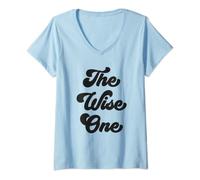 Womens Passover The Wise One Jewish Pesach Funny Gifts V-Neck T-Shirt