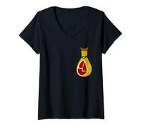 Womens Pata Ham Spain V-Neck T-Shirt